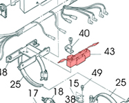 43) Resistor assembly